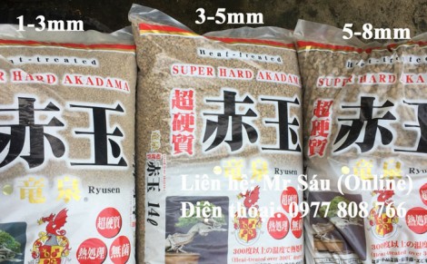 Đất trồng Bonsai Akadama 5-8mm