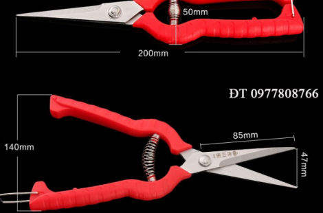 Kéo tỉa lá, chi dăm lưỡi răng cưa